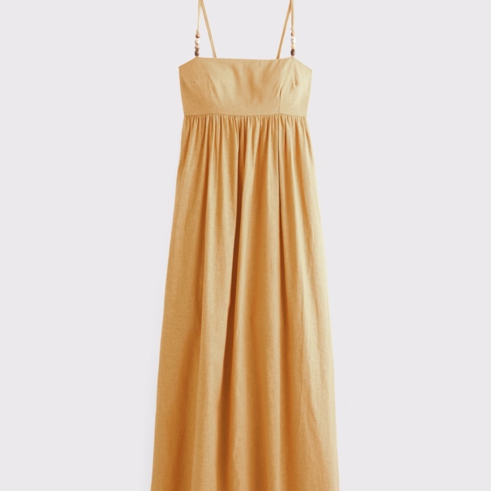 Tie-Back Babydoll Maxi Dress